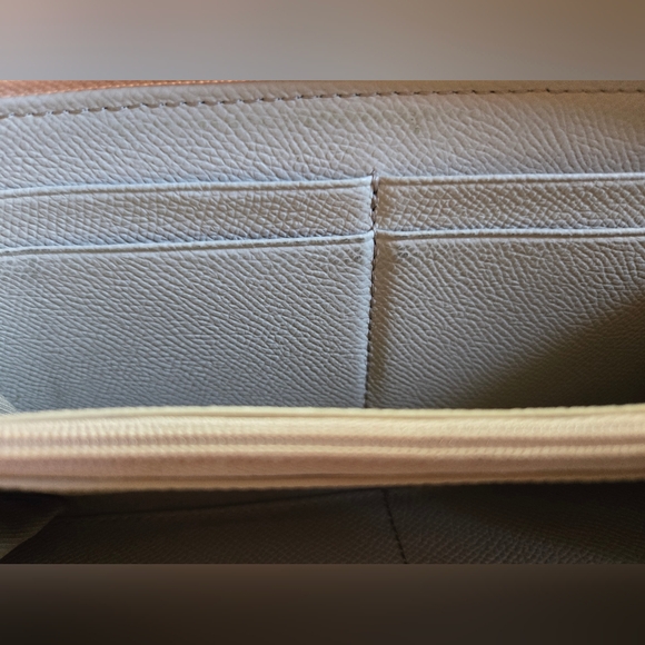 Furla Light Beige Zip-Around Leather Wallet - Picture 12 of 12